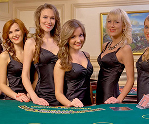 Example of dealers in a Live casino Singapore